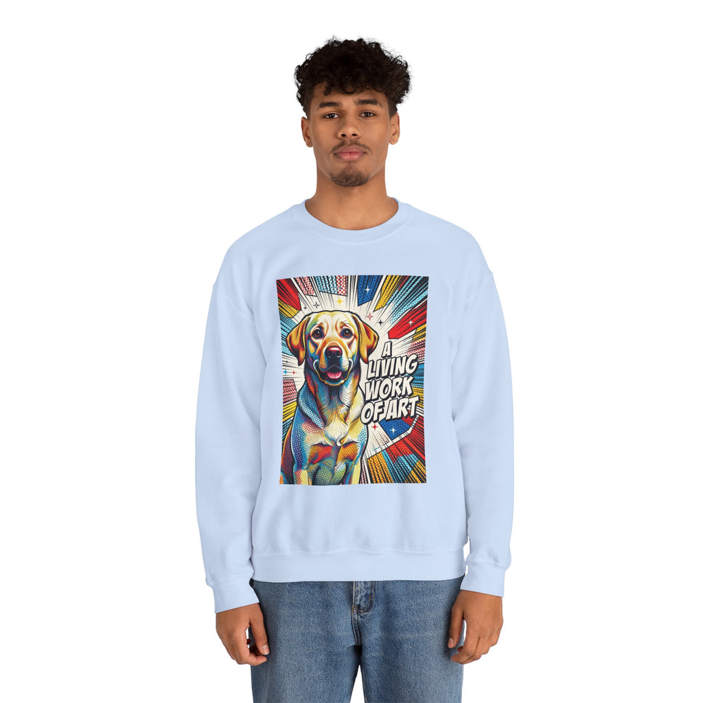 Labrador Retriever Sweatshirt | Living Work of Art Collection | Pop Art