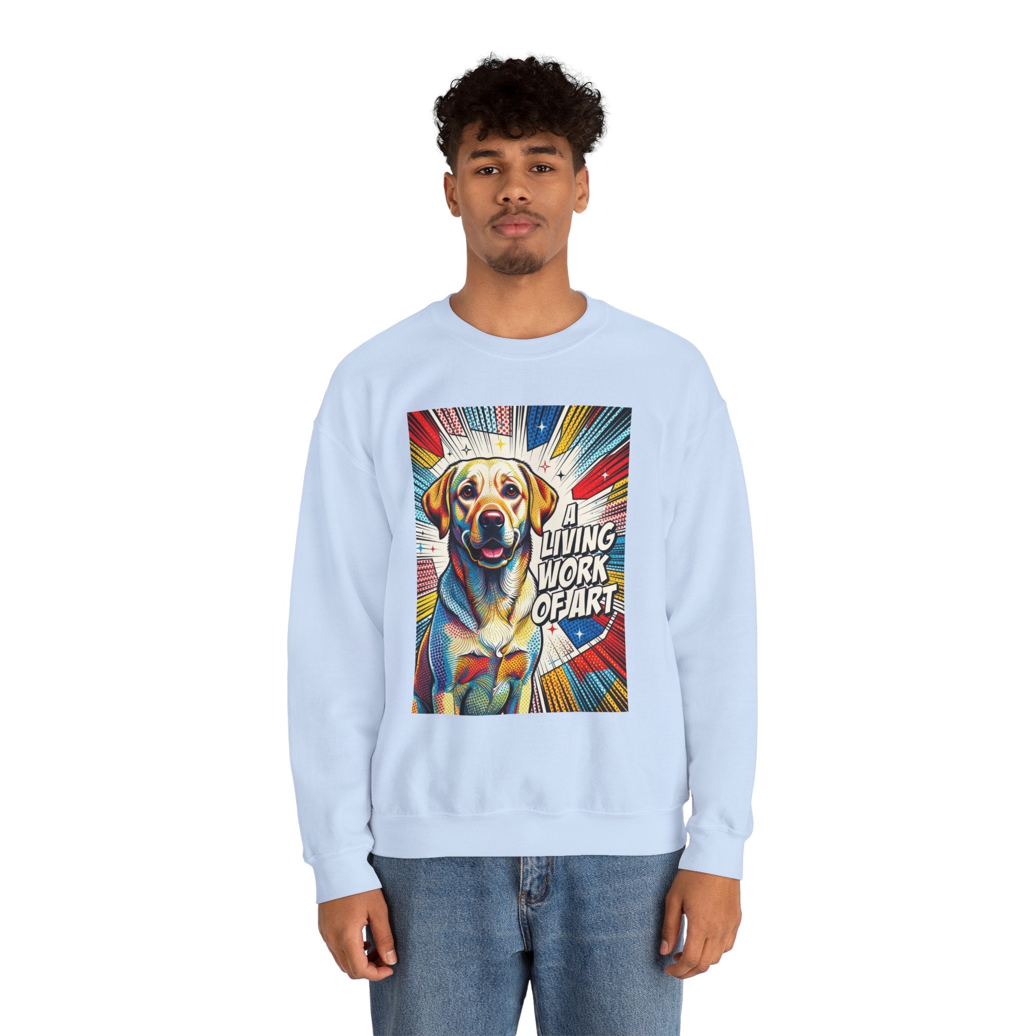 Labrador Retriever Sweatshirt | Living Work of Art Collection | Pop Art