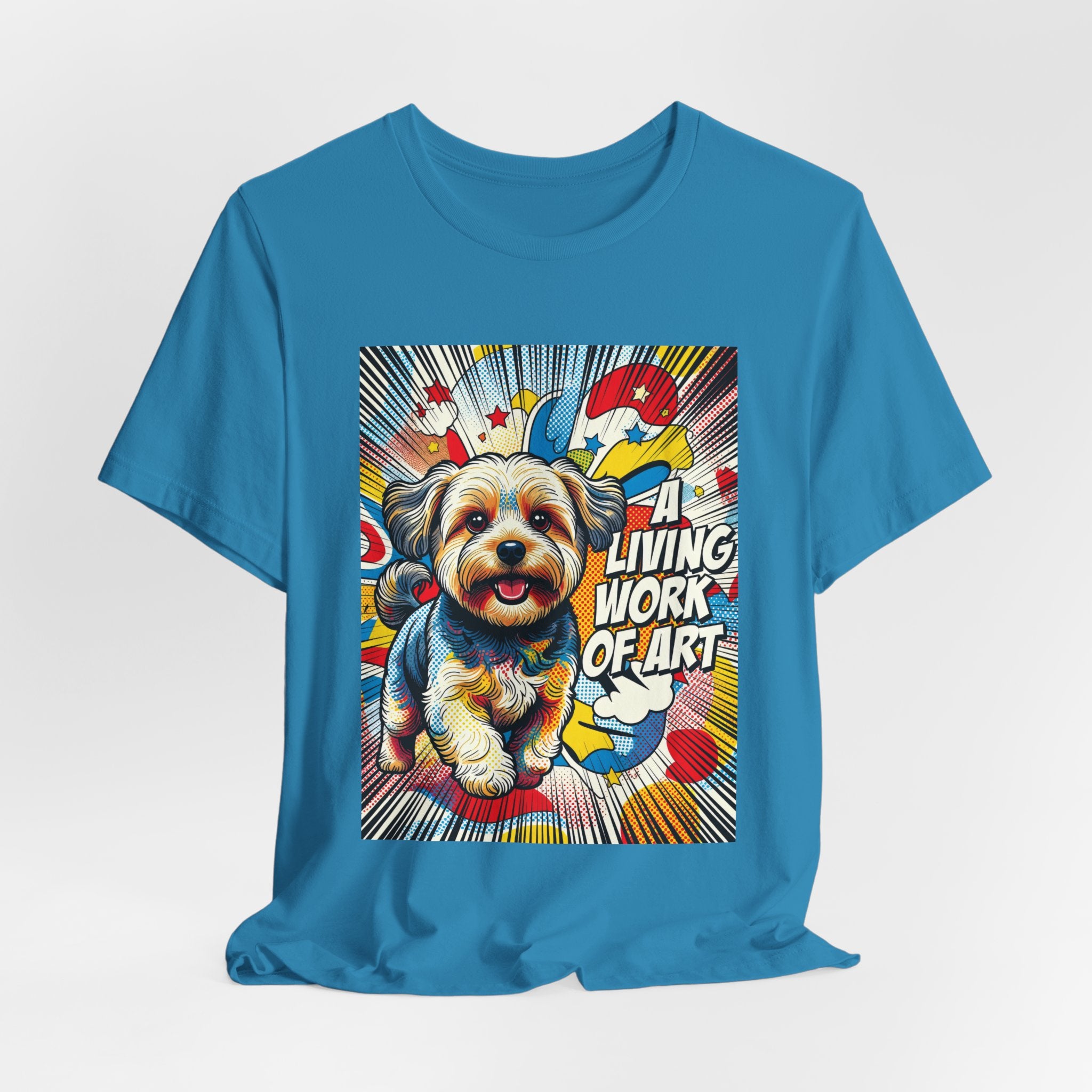 Yorkipoo T Shirt | Living Work of Art Collection | Pop Art