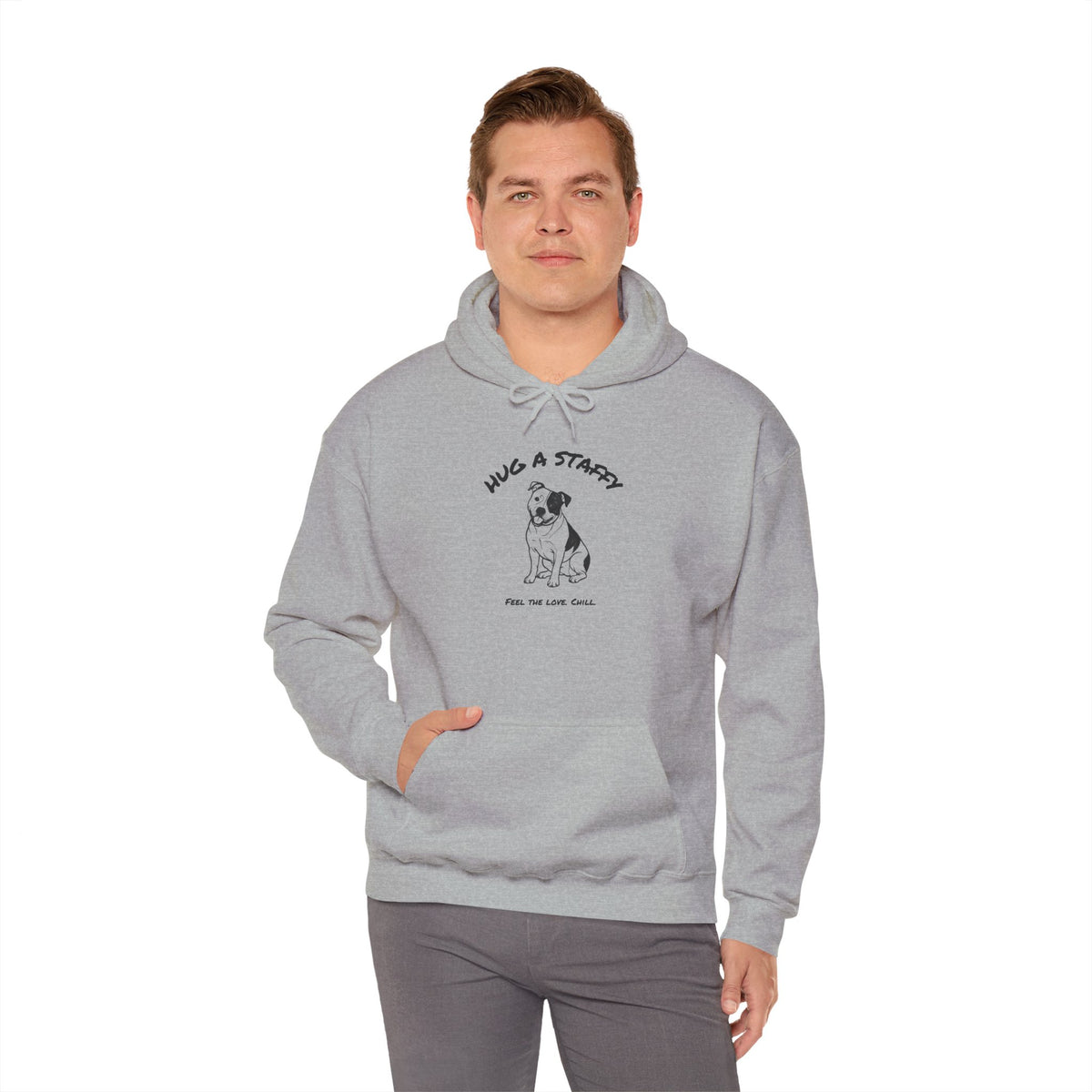 Staffordshire Bull Terrier Hoodie | Hug a Staffy