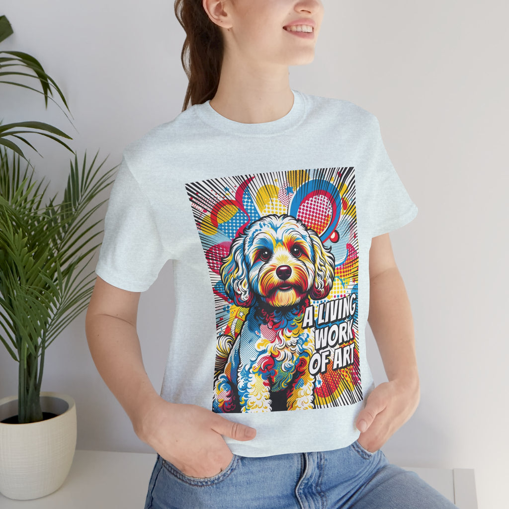 Cavapoo T Shirt | Living Work of Art Collection | Pop Art