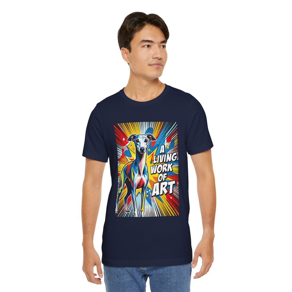 Italian Greyhound T Shirt | Living Work of Art Collection | Pop Art