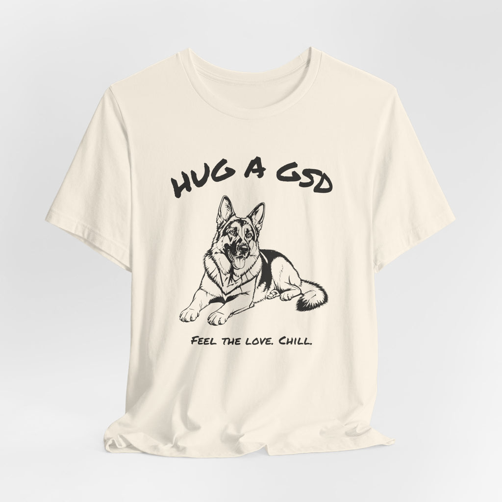 German Shepherd T Shirt | Hug a GSD