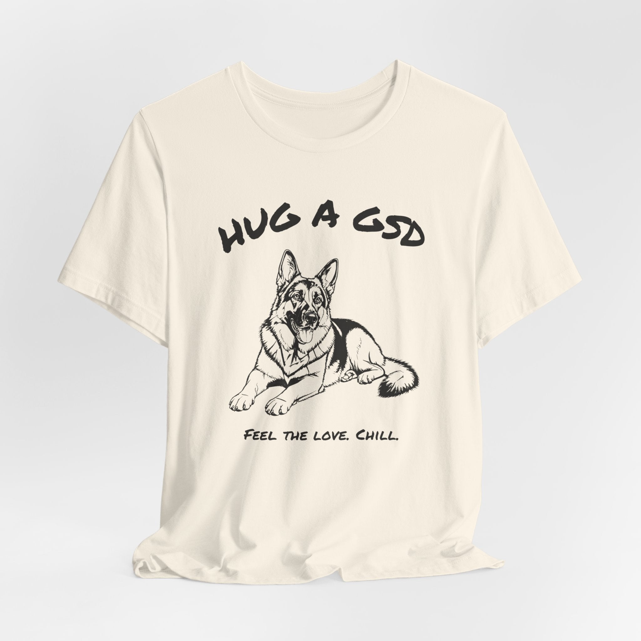 German Shepherd T Shirt | Hug a GSD