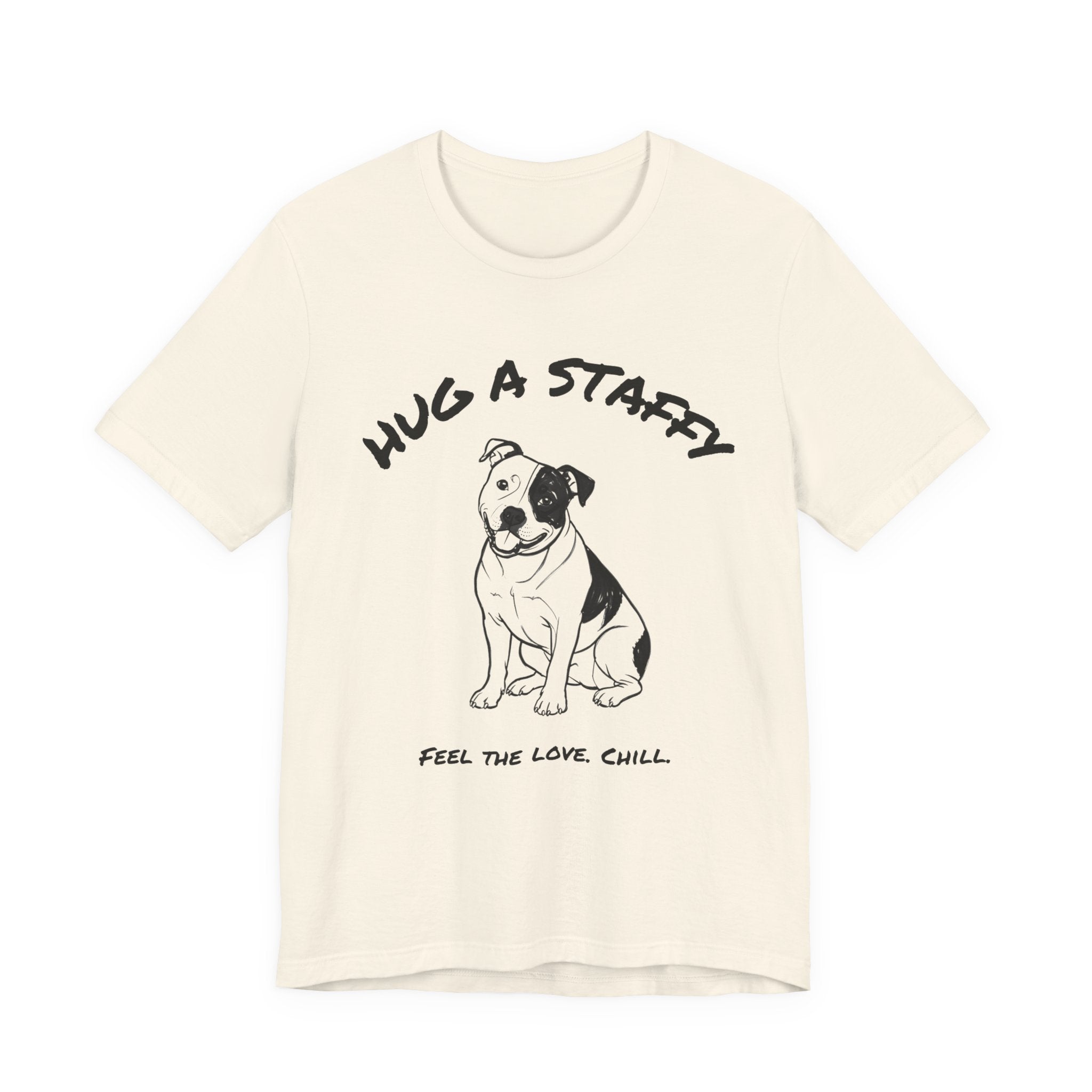 Staffordshire Bull Terrier T Shirt | Hug a Staffy