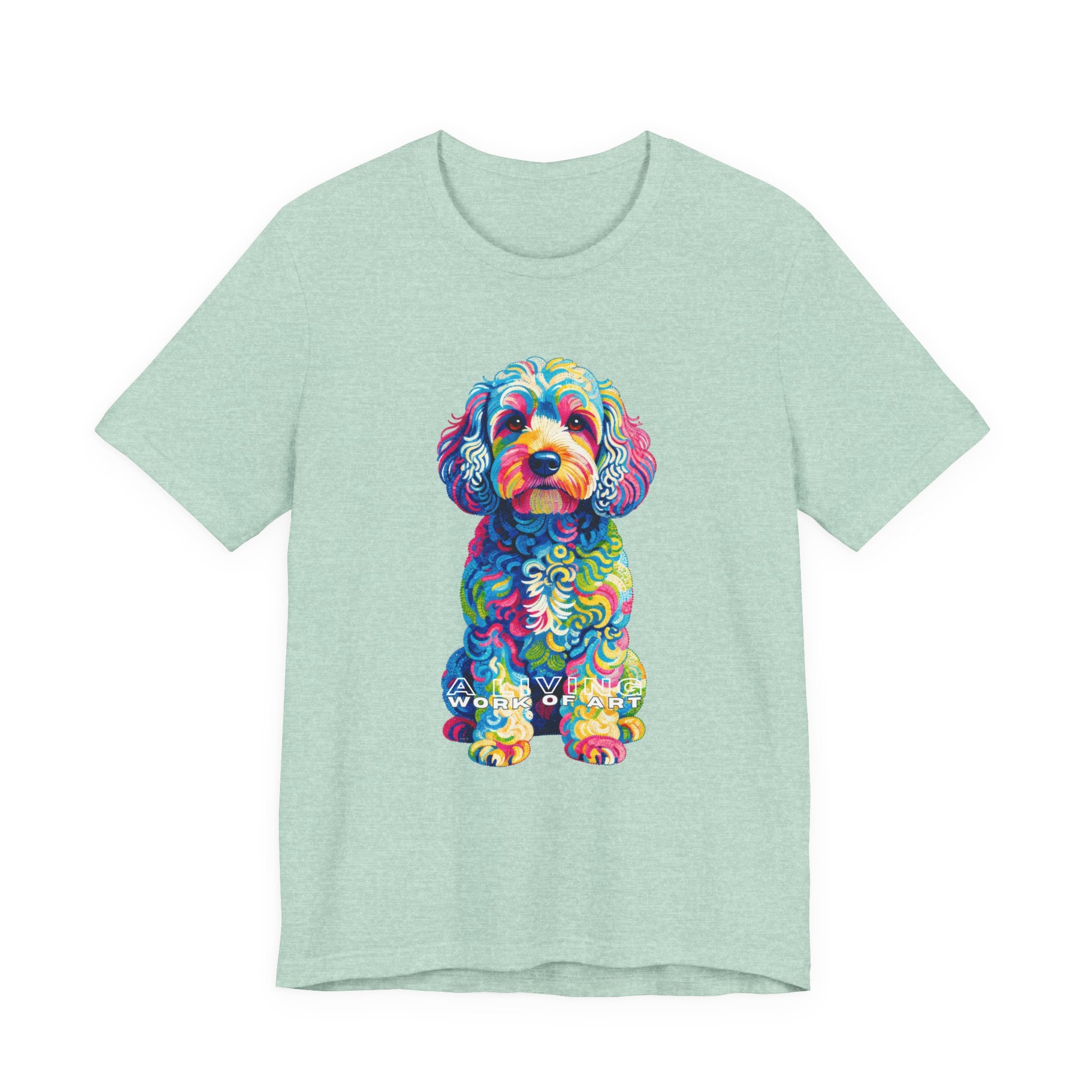 Cockapoo T Shirt | Living Work of Art Collection | Pointillism Style