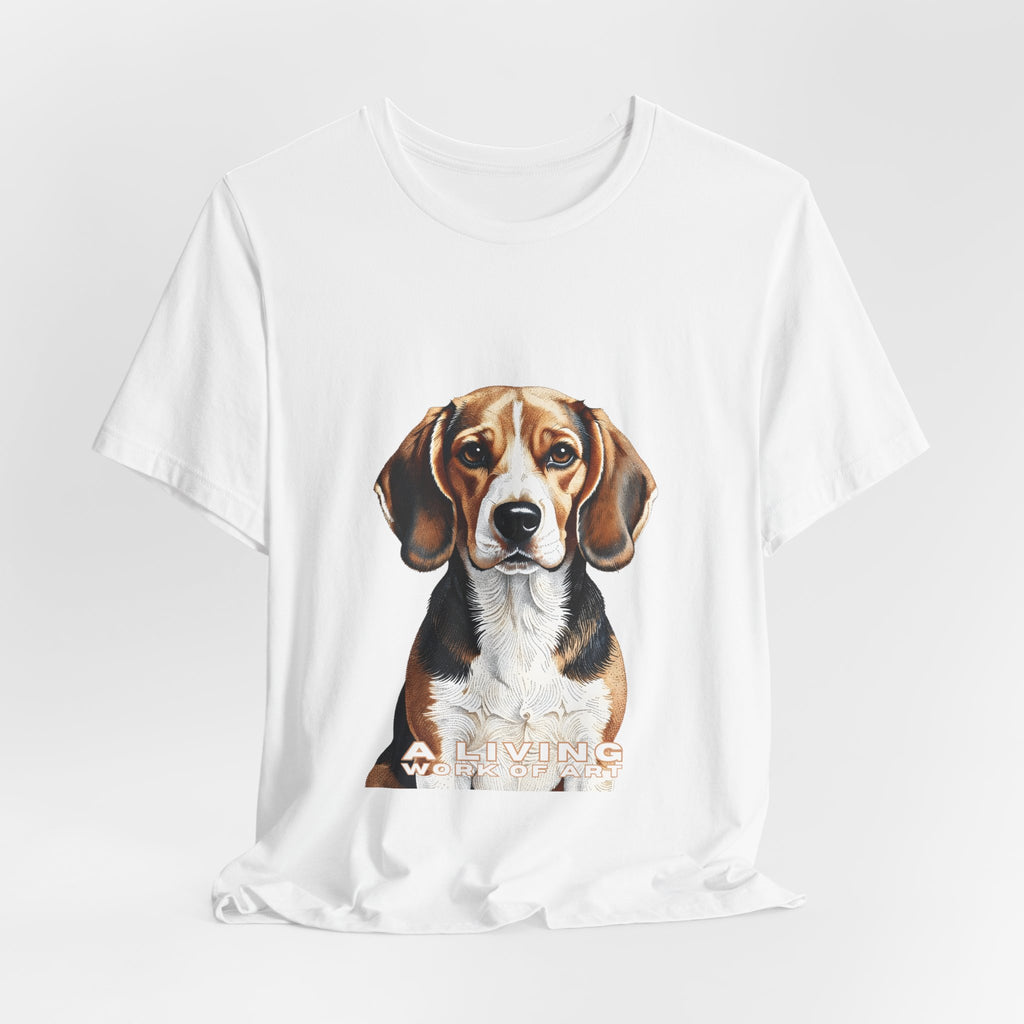Beagle T Shirt | Living Work of Art Collection | Pointillism Style