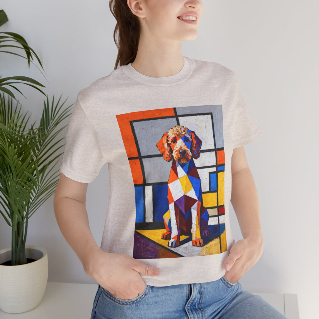 Labradoodle T Shirt | Living Work of Art Collection | Cubist Style