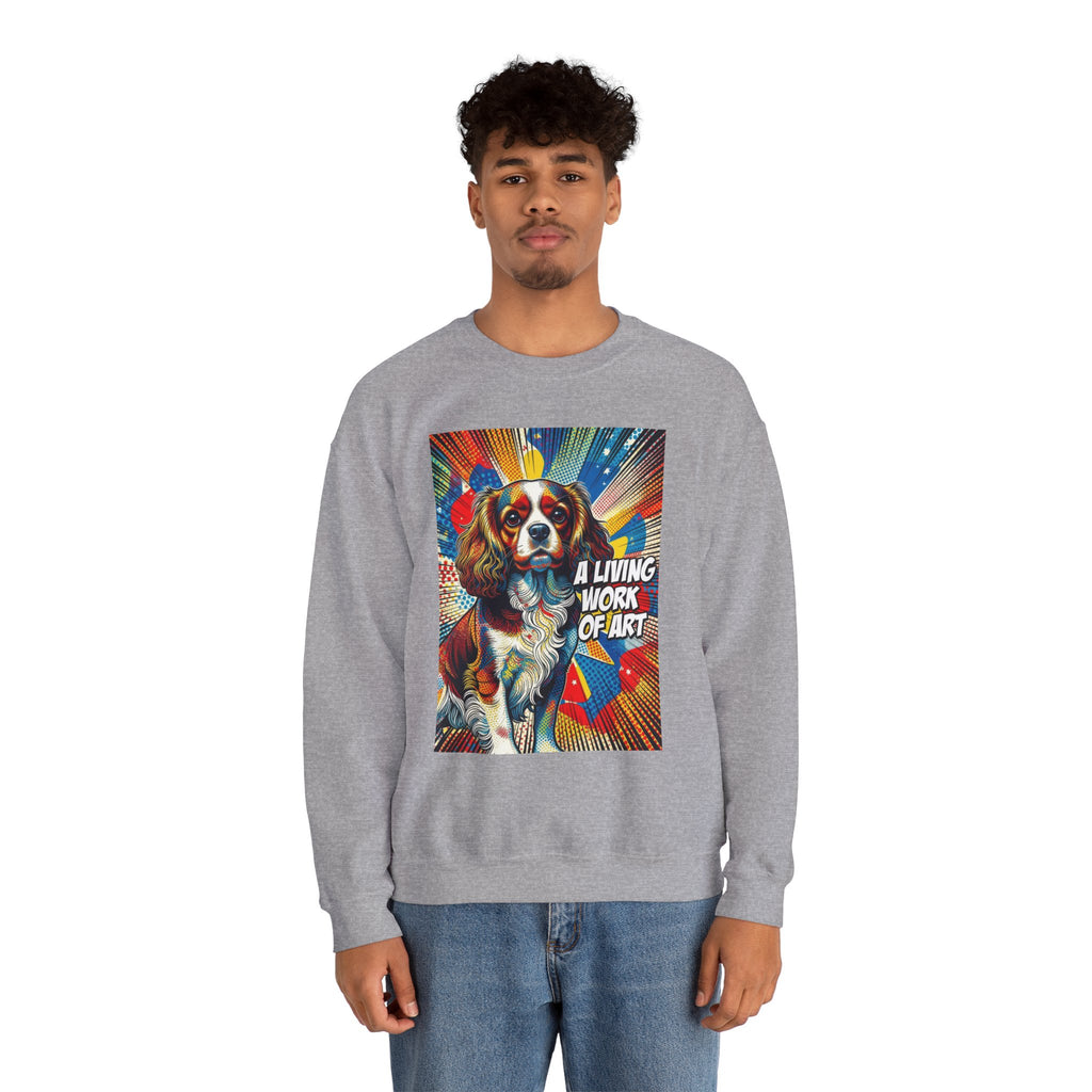 Cavalier King Charles Spaniel Sweatshirt | Living Work of Art Collection | Pop Art