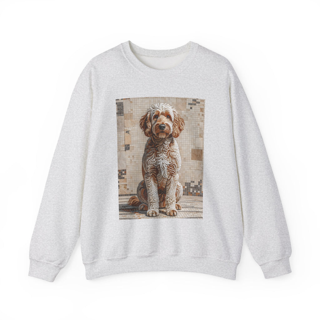 Goldendoodle Sweatshirt | Living Work of Art Collection | Mosaic Style