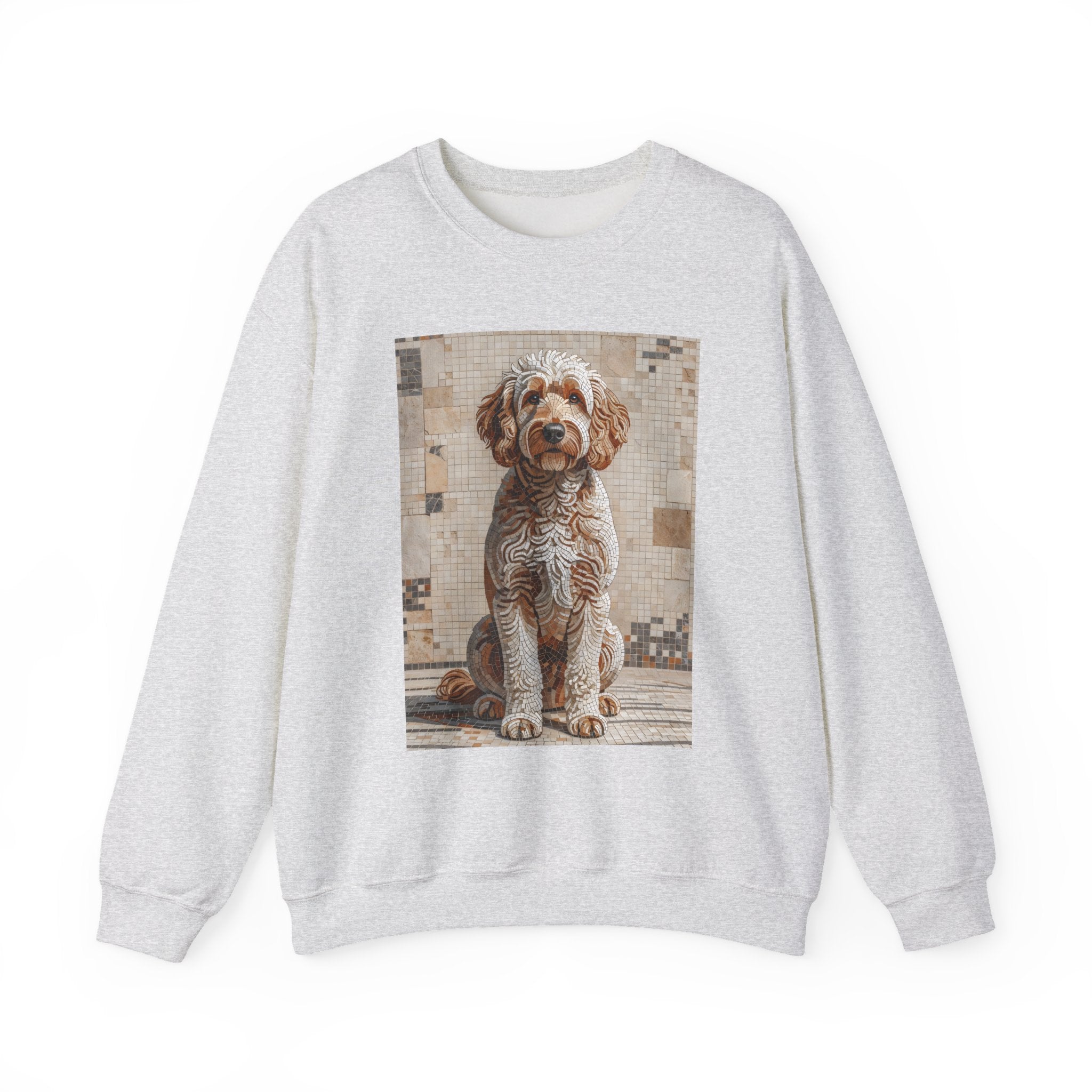 Goldendoodle Sweatshirt | Living Work of Art Collection | Mosaic Style