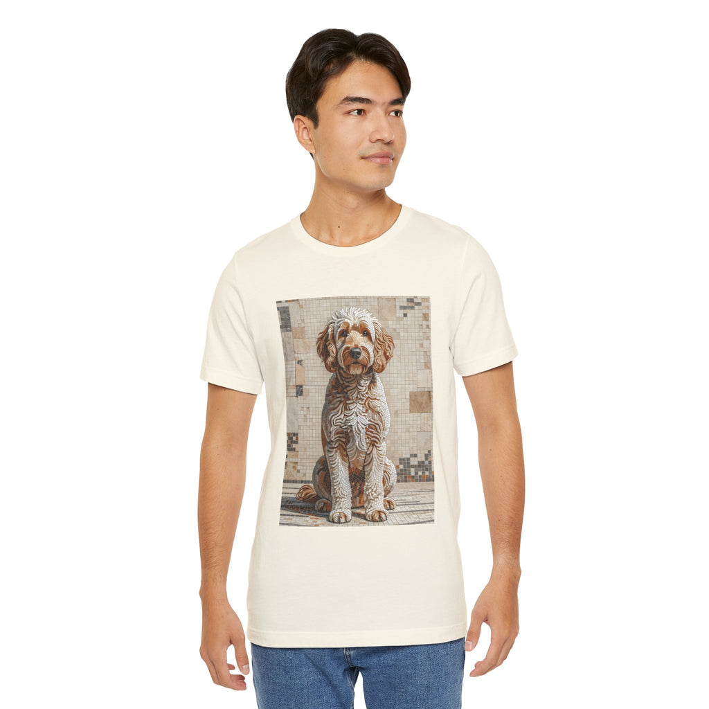 Goldendoodle T Shirt | Living Work of Art Collection | Mosaic Style