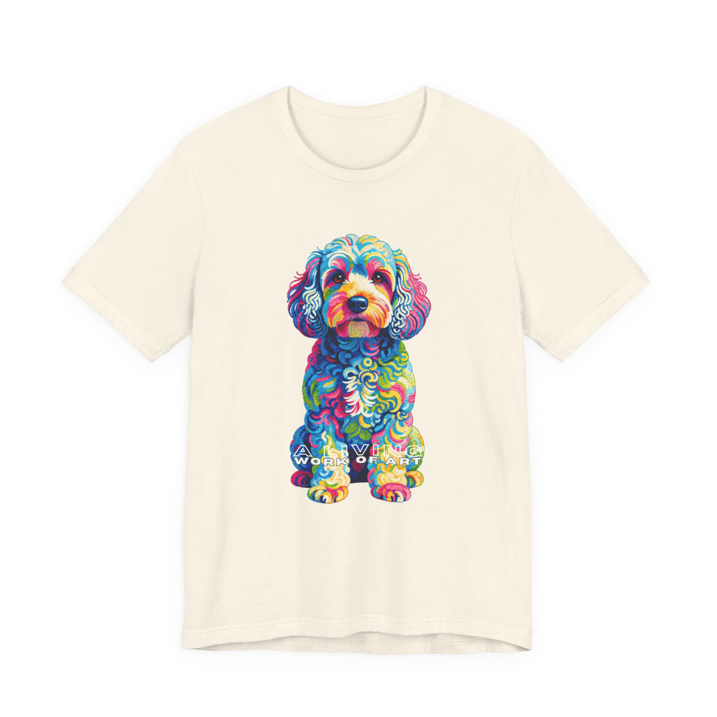 Cockapoo T Shirt | Living Work of Art Collection | Pointillism Style