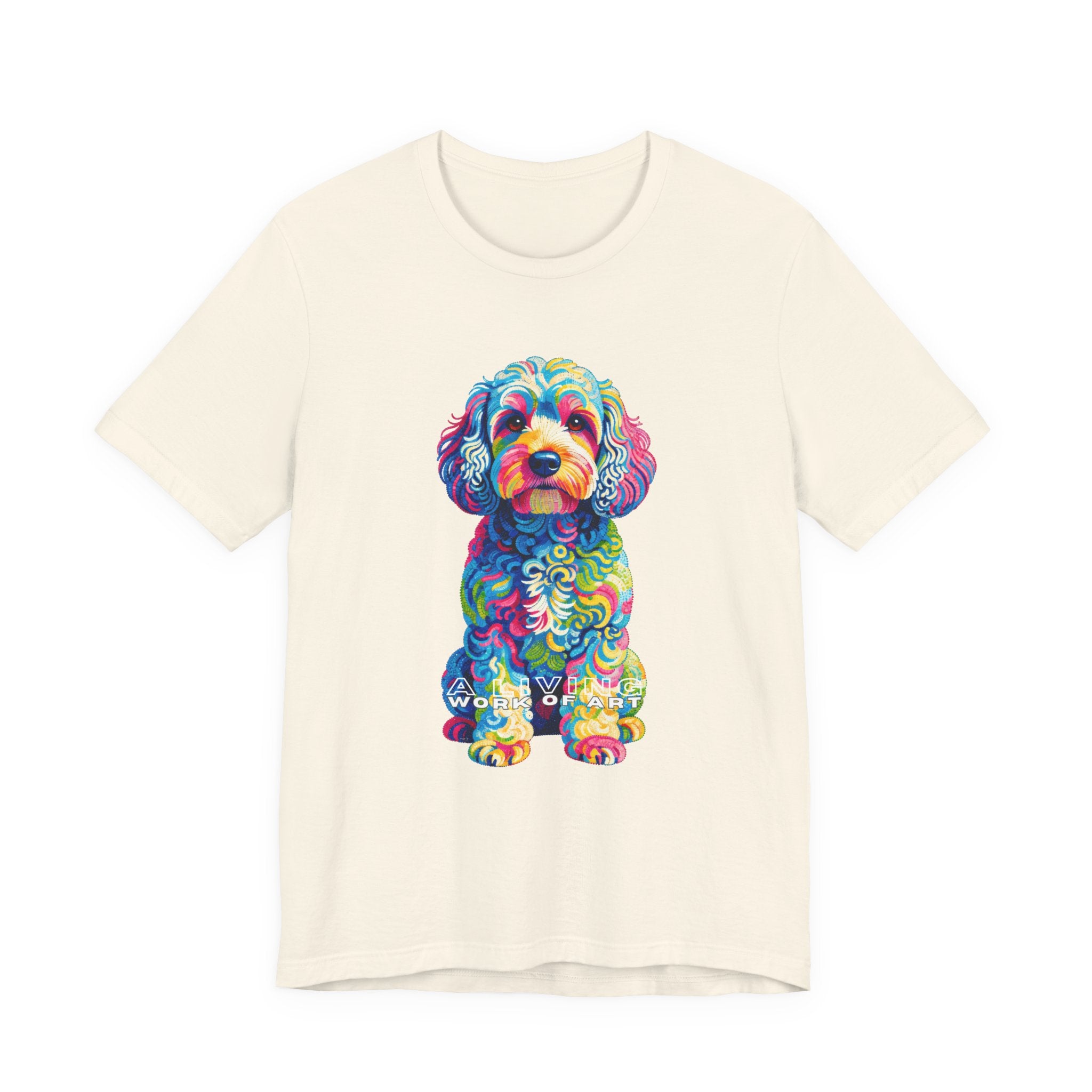 Cockapoo T Shirt | Living Work of Art Collection | Pointillism Style