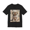 Shih-Poo T Shirt | Living Work of Art Collection | Mosaic Style