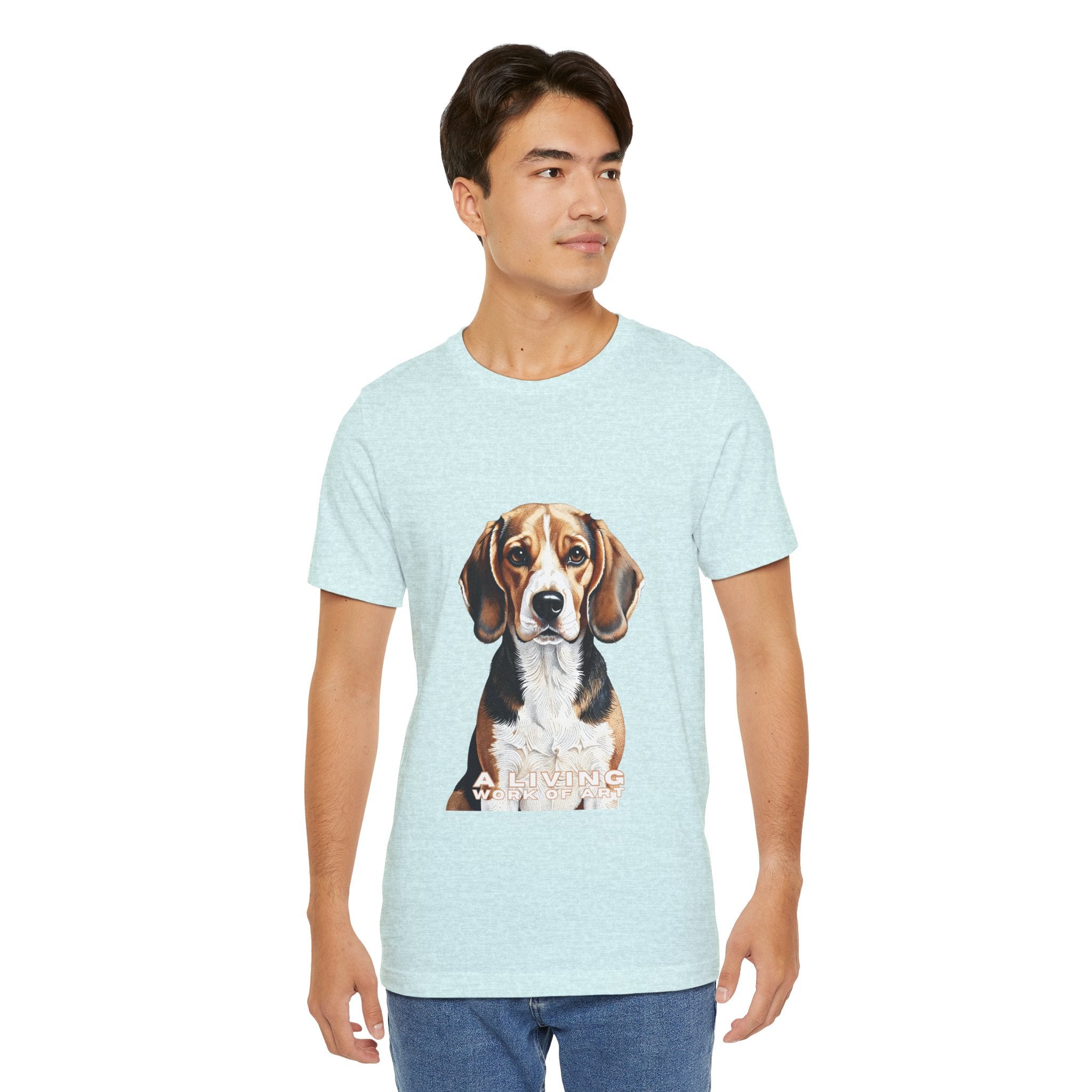 Beagle T Shirt | Living Work of Art Collection | Pointillism Style
