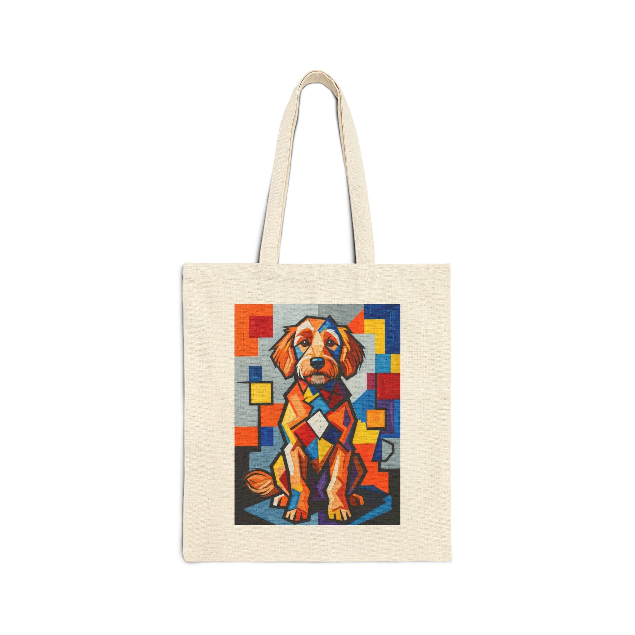 Goldendoodle Tote Bag | Living Work of Art Collection | Cubist Style