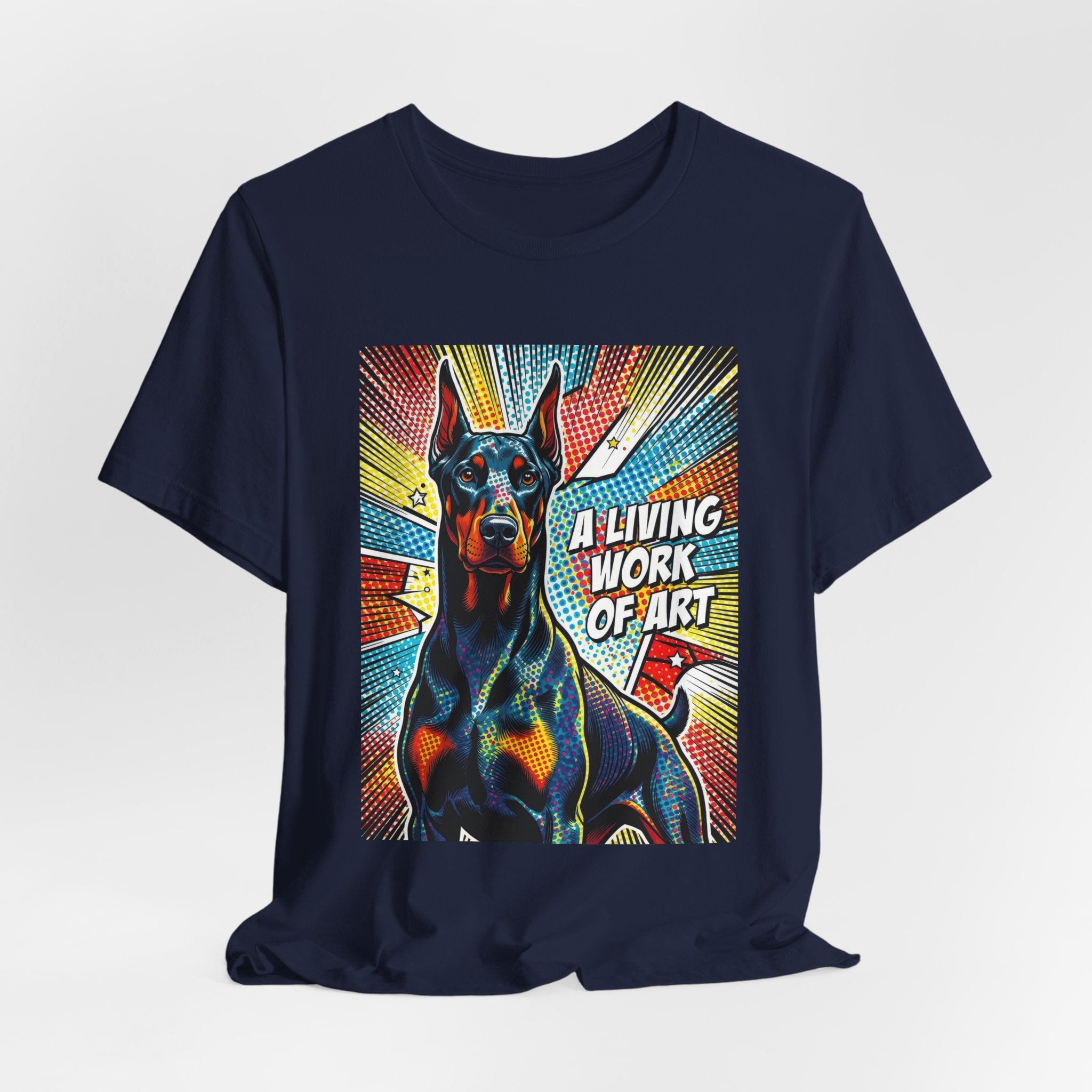 Doberman Pinscher T Shirt | Living Work of Art Collection | Pop Art