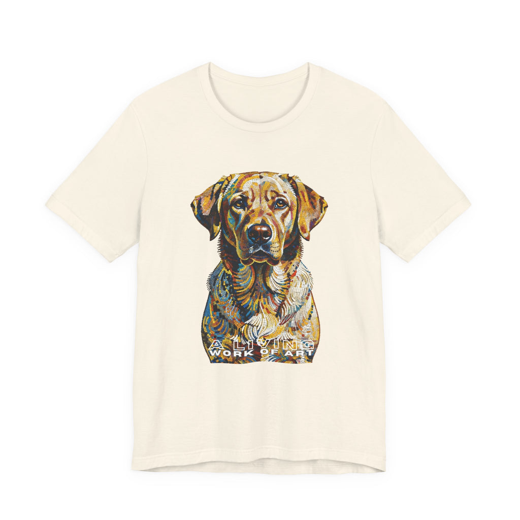 Labrador Retriever T Shirt | Living Work of Art Collection | Pointillism Style