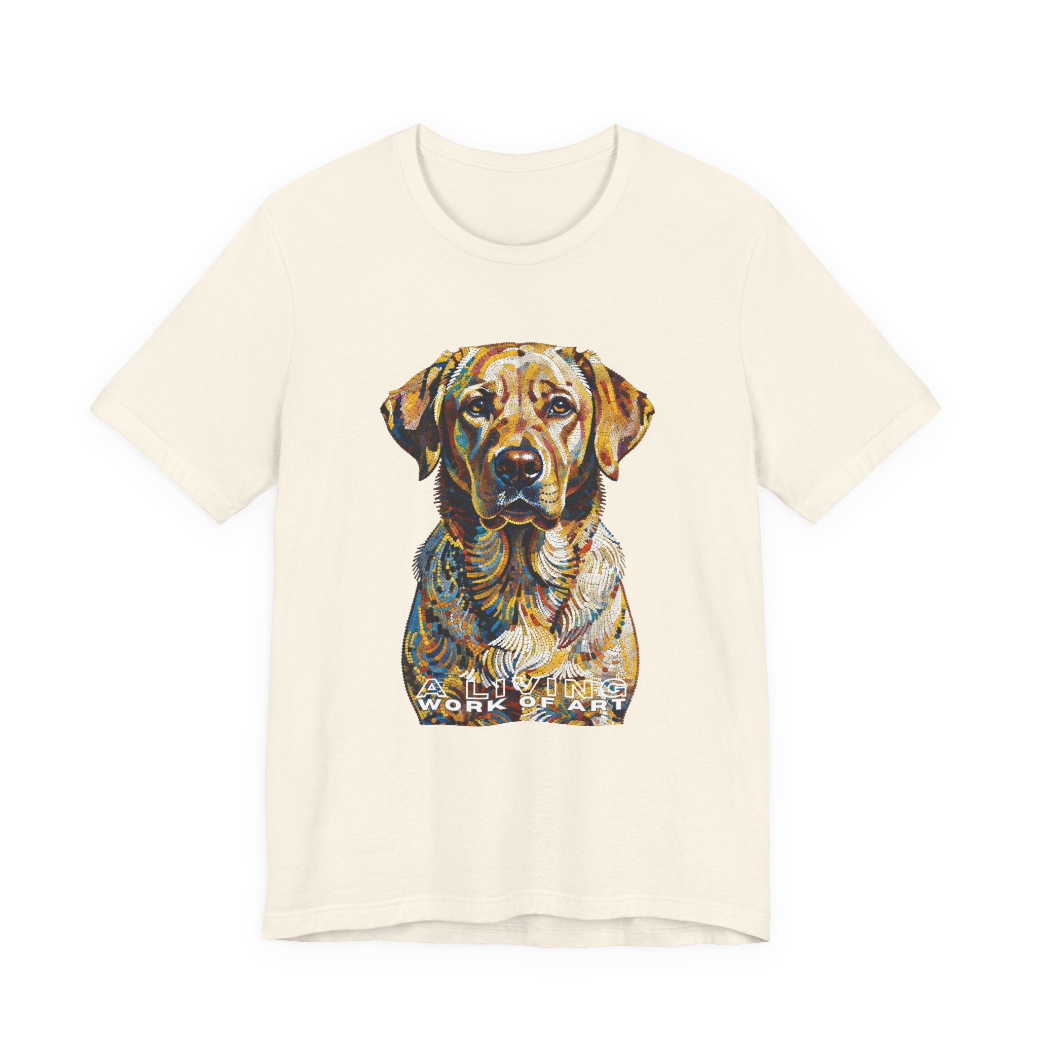 Labrador Retriever T Shirt | Living Work of Art Collection | Pointillism Style