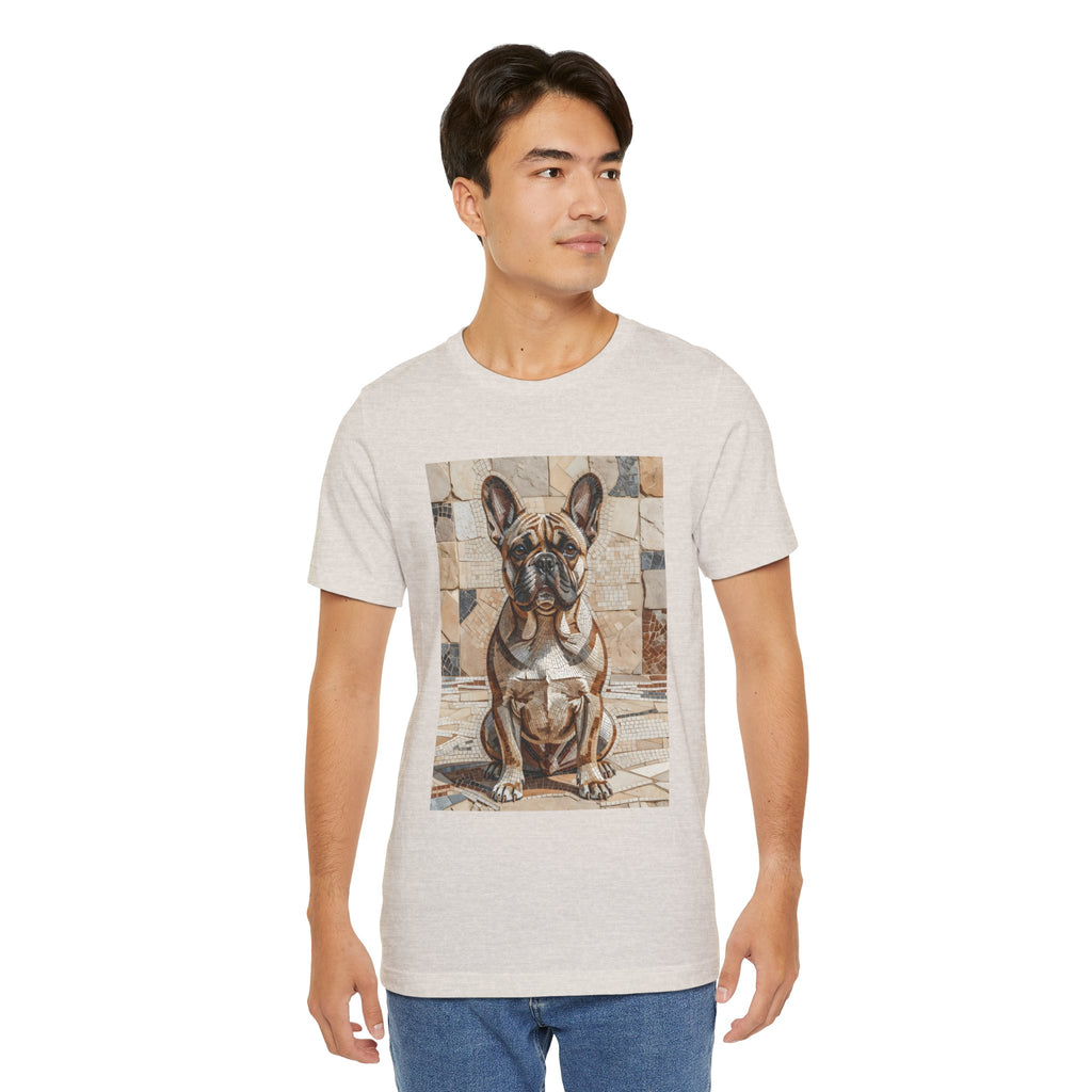 French Bulldog T Shirt | Living Work of Art Collection | Mosaic Style
