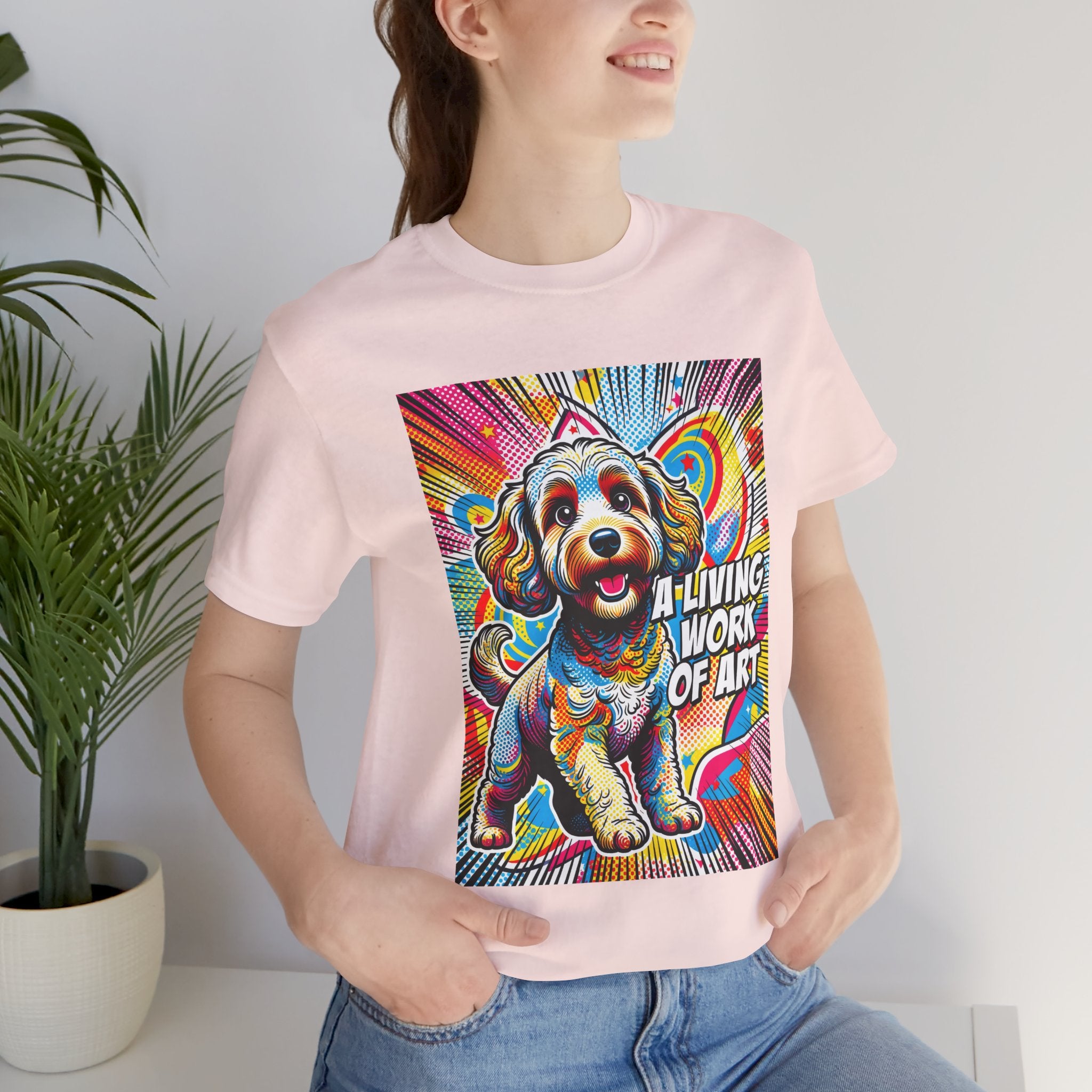 Schnoodle T Shirt | Living Work of Art Collection | Pop Art