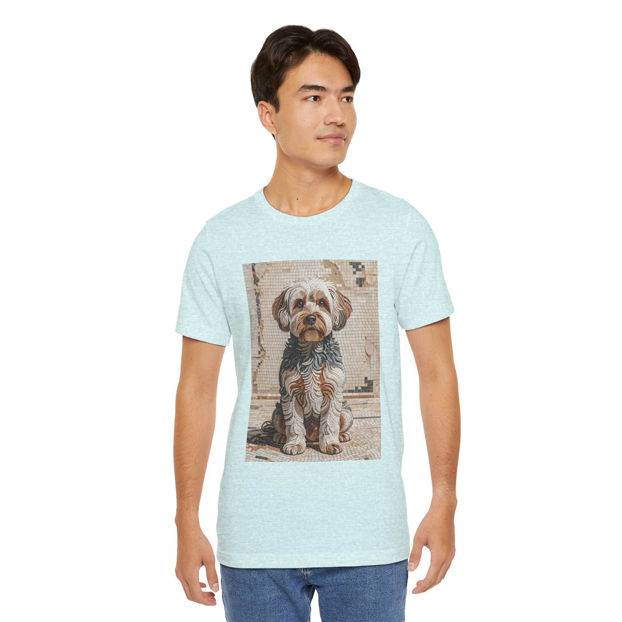 Yorkipoo T Shirt | Living Work of Art Collection | Mosaic Style