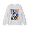 Staffordshire Bull Terrier Sweatshirt | Living Work of Art Collection | Cubist Style