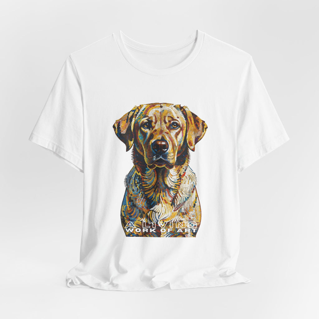 Labrador Retriever T Shirt | Living Work of Art Collection | Pointillism Style