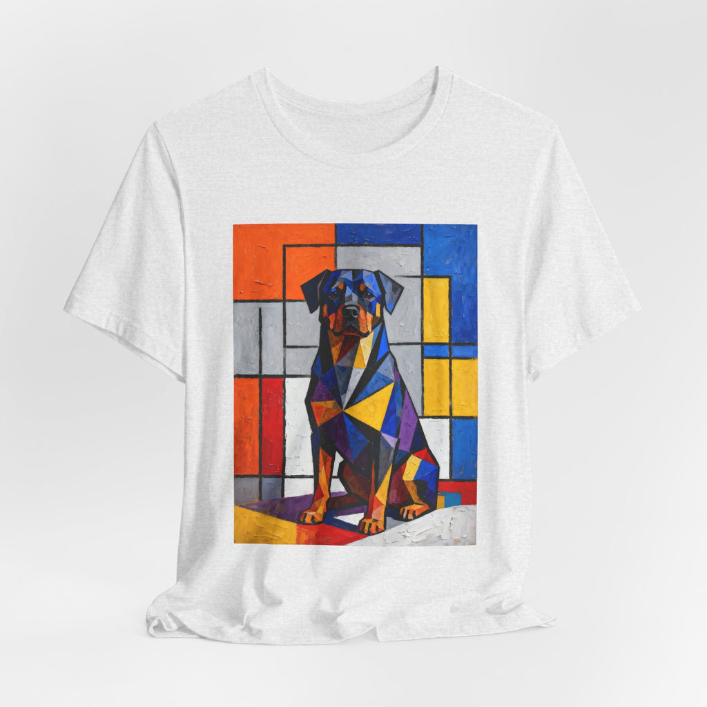 Rottweiler T Shirt | Living Work of Art Collection | Cubist Style