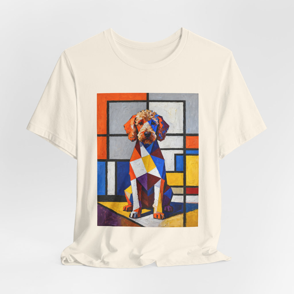 Labradoodle T Shirt | Living Work of Art Collection | Cubist Style