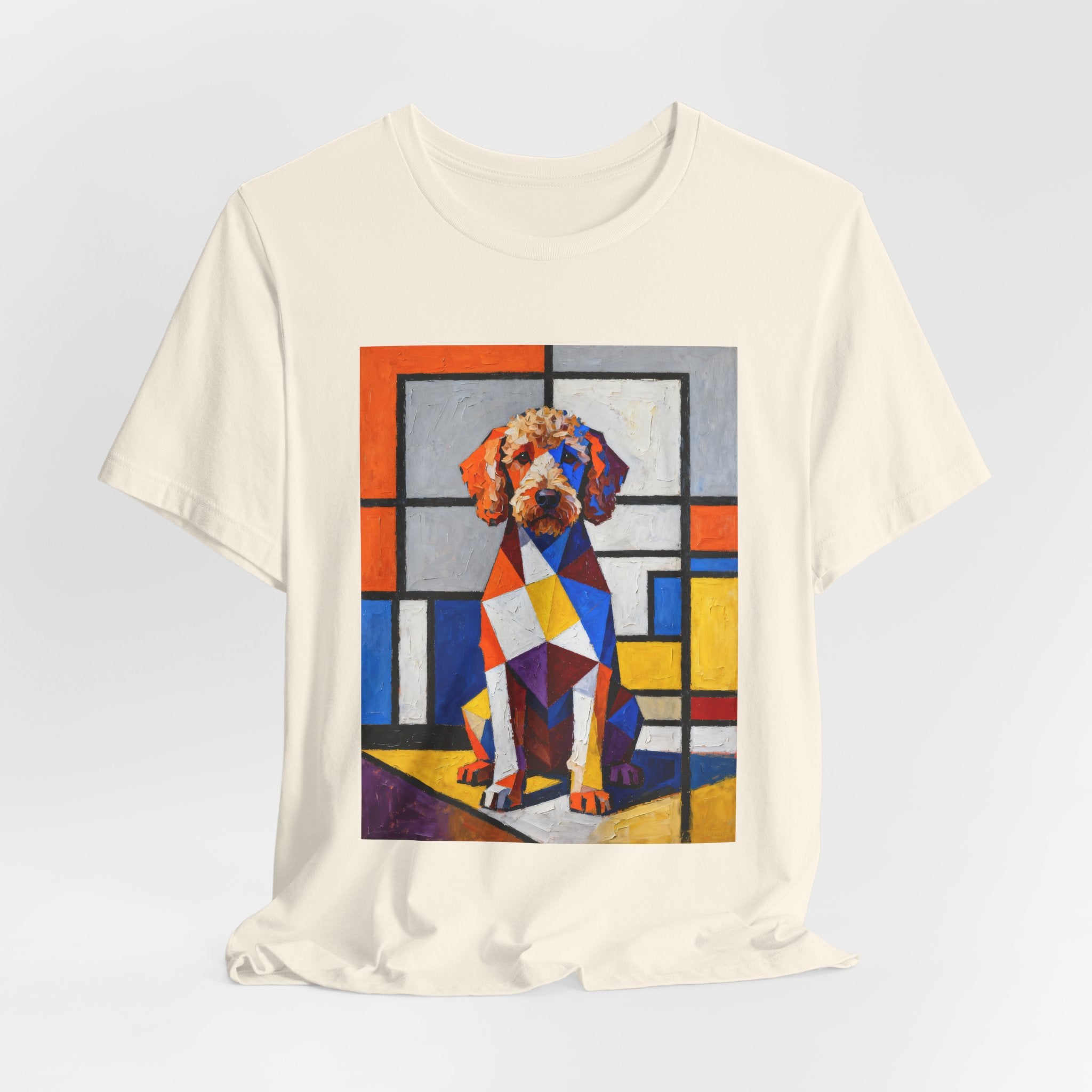Labradoodle T Shirt | Living Work of Art Collection | Cubist Style