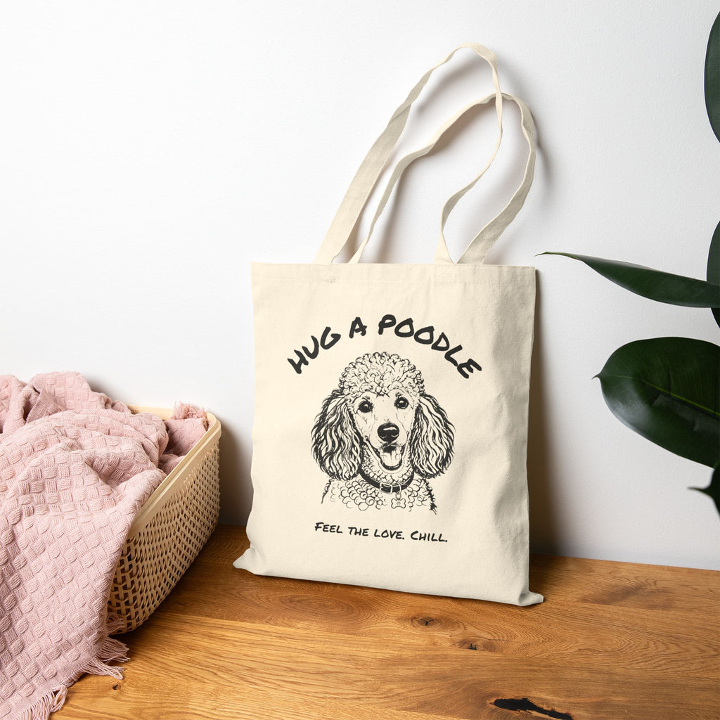 Poodle Tote Bag | Hug a Poodle