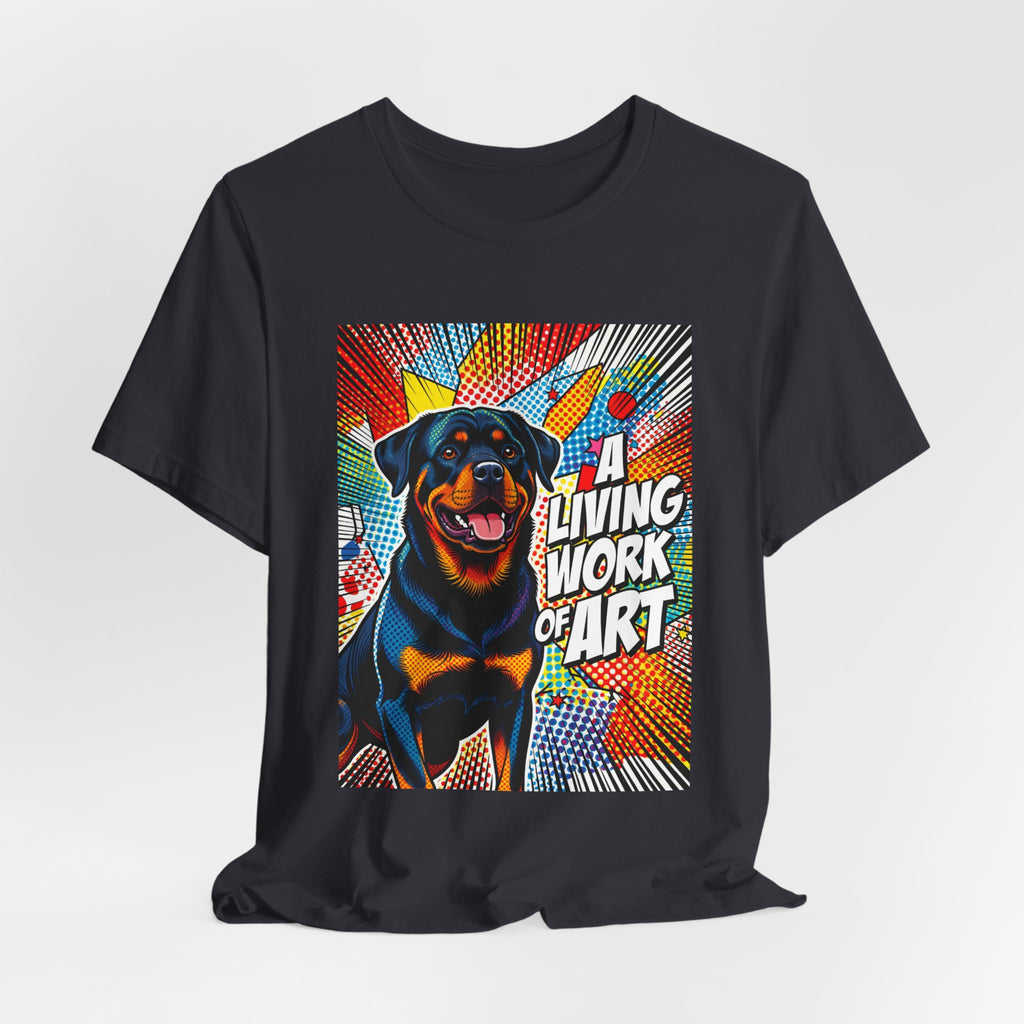 Rottweiler T Shirt | Living Work of Art Collection | Pop Art