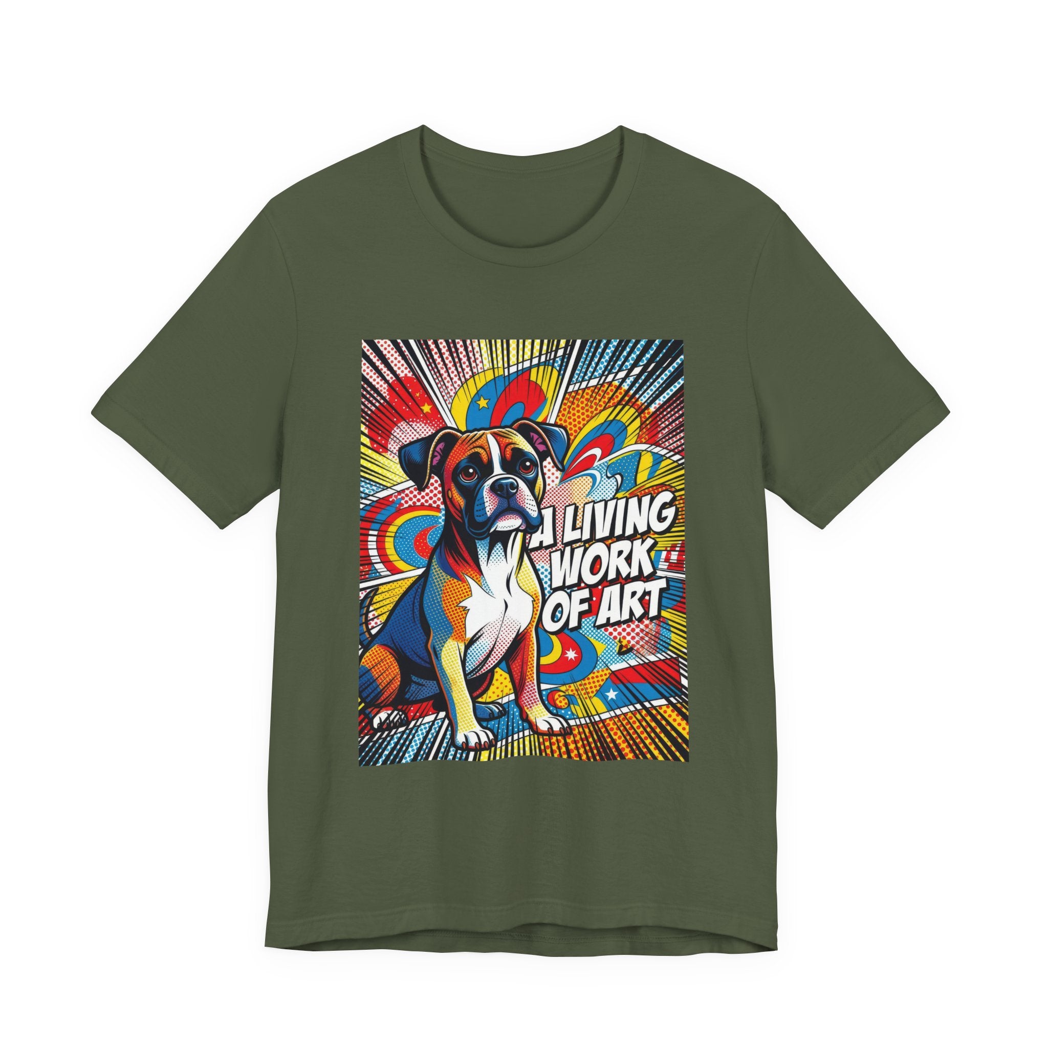 Boxer T Shirt | Living Work of Art Collection | Pop Art