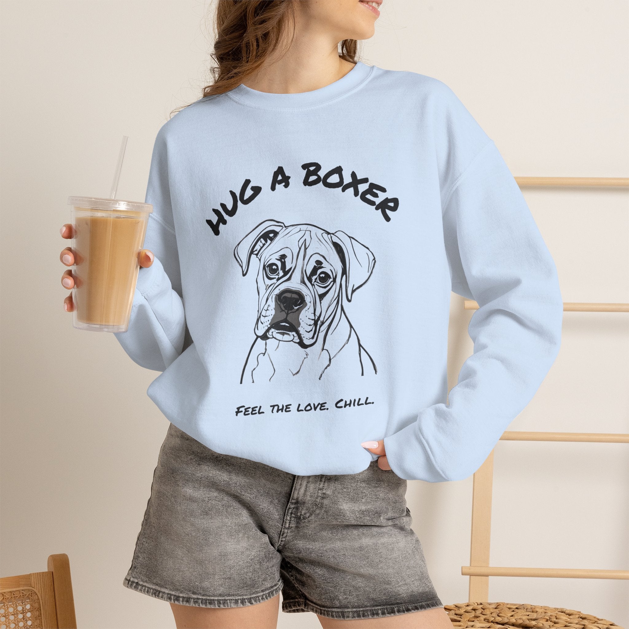 Boxer Sweatshirt | Hug A Boxer