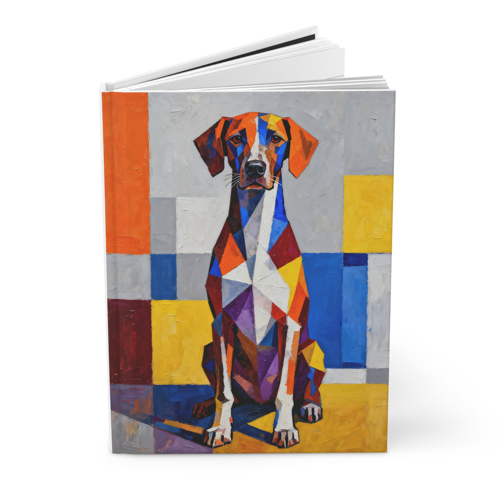 German Shorthaired Pointer Notebook | Living Work of Art Collection | Cubist Style