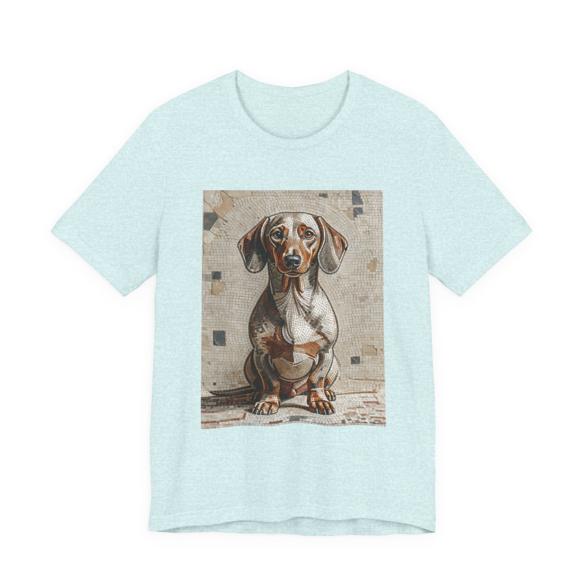 Dachshund T Shirt | Living Work of Art Collection | Mosaic Style