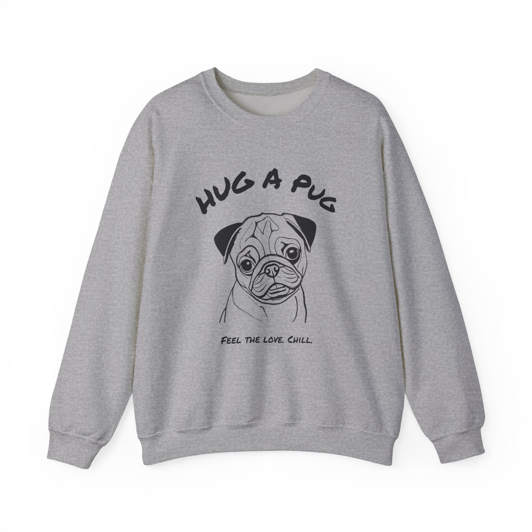 Pug Sweatshirt | Hug A Pug