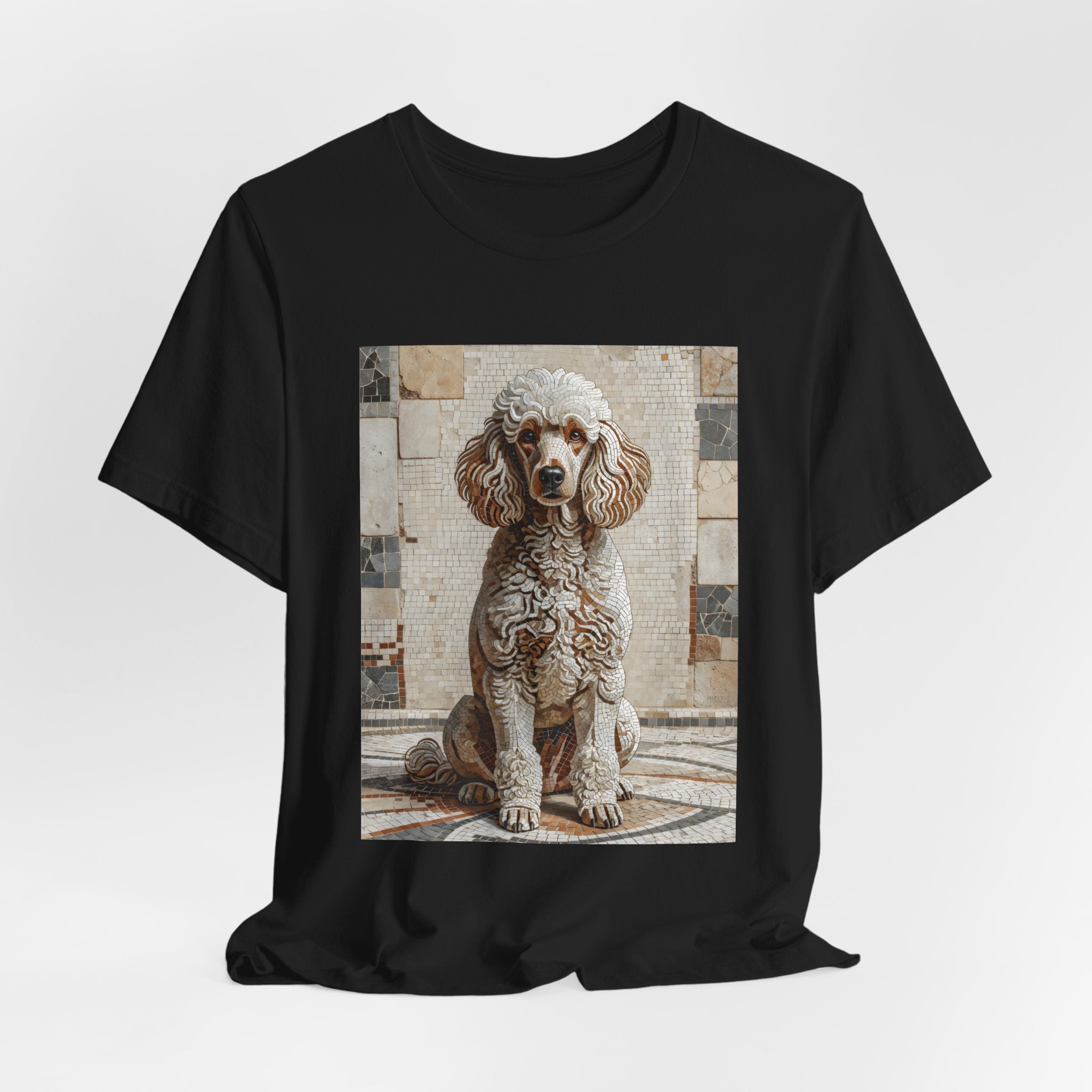Poodle T Shirt | Living Work of Art Collection | Mosaic Style