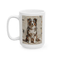 Border Collie Coffee Mug | Living Work of Art Collection | Mosaic Style