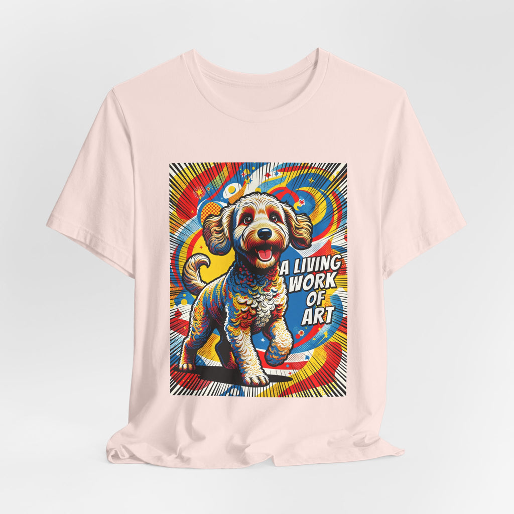 Labradoodle T Shirt | A Living Work of Art Collection | Pop Art