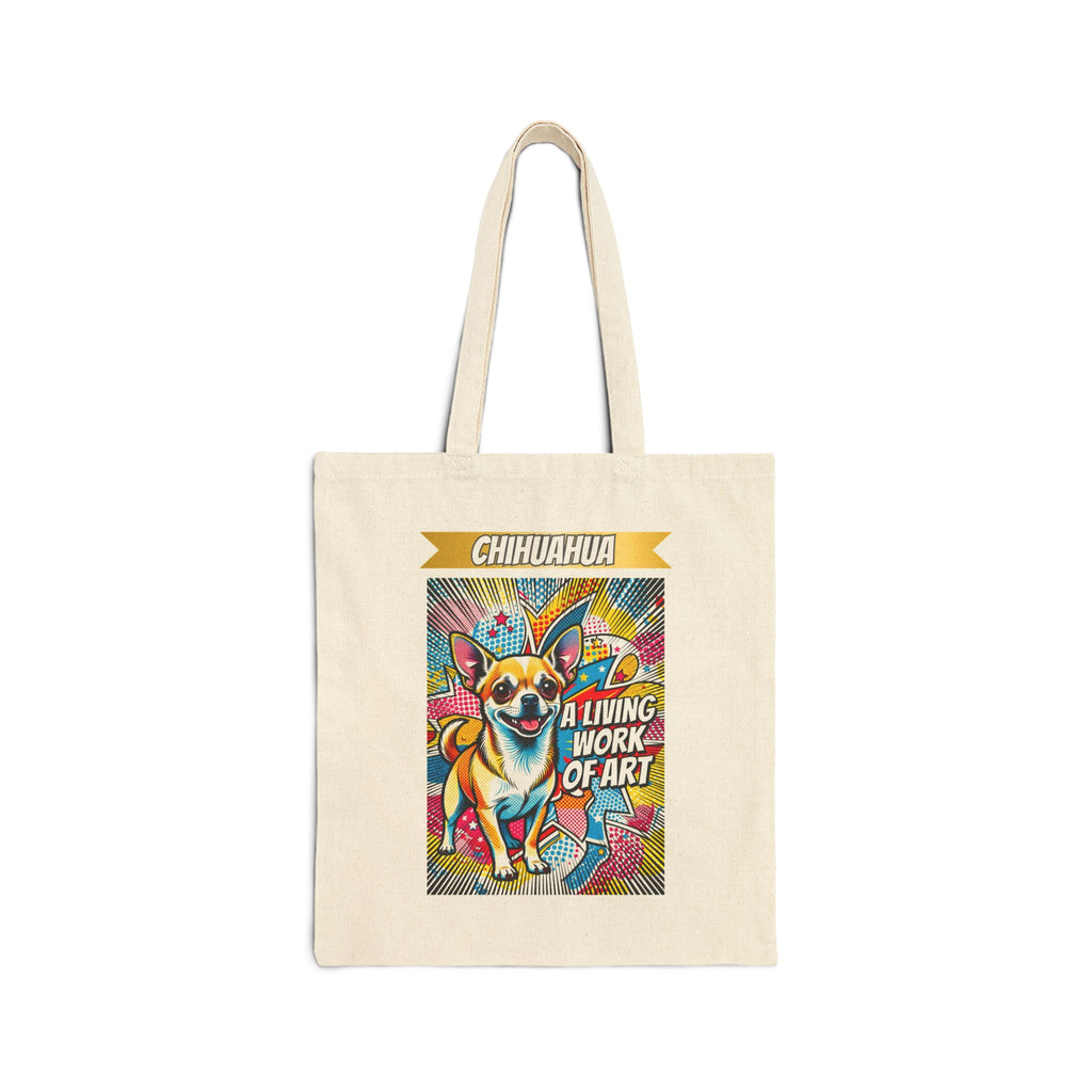 Chihuahua Tote Bag | Living Work of Art Collection | Pop Art