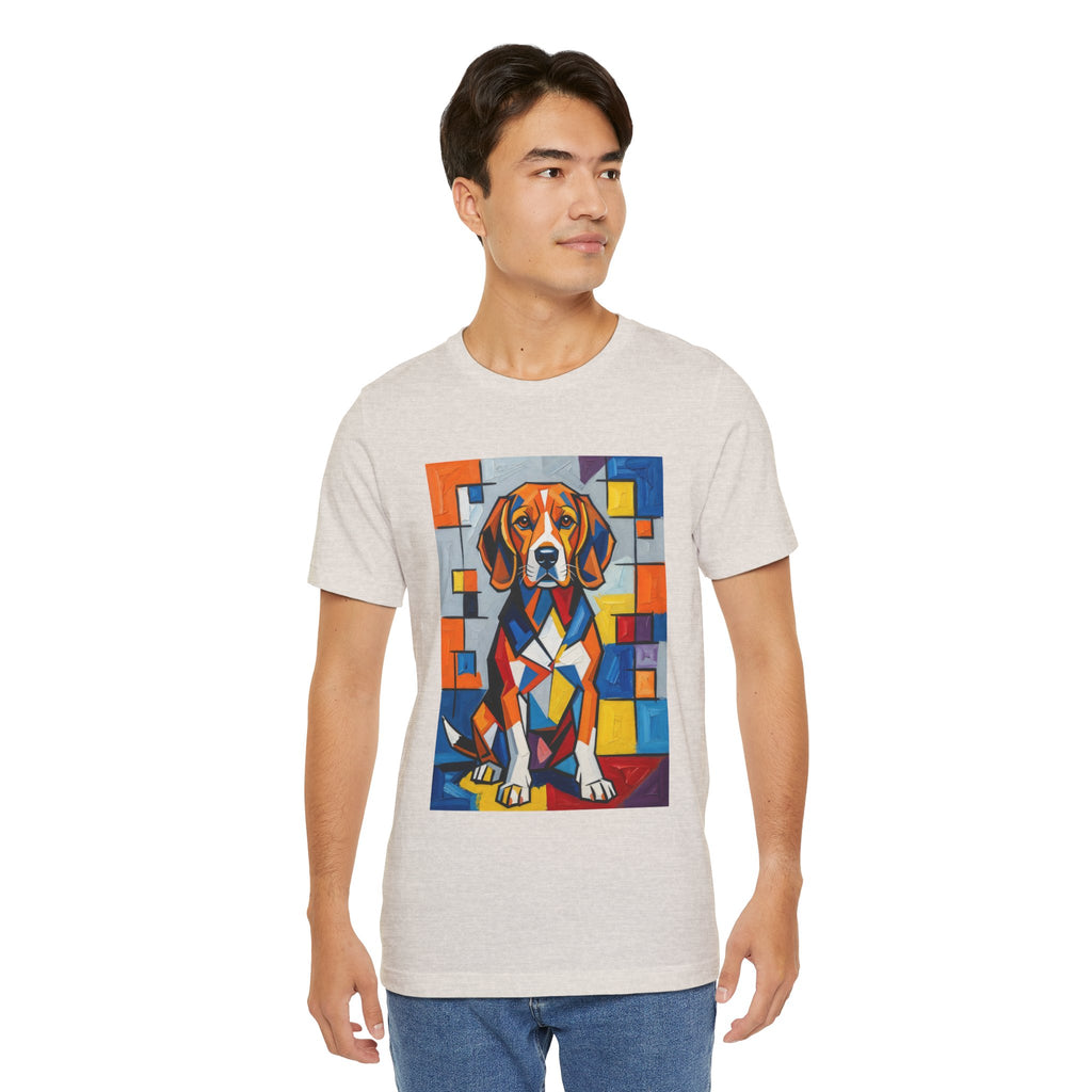 Beagle T Shirt | Living Work of Art Collection | Cubist Style