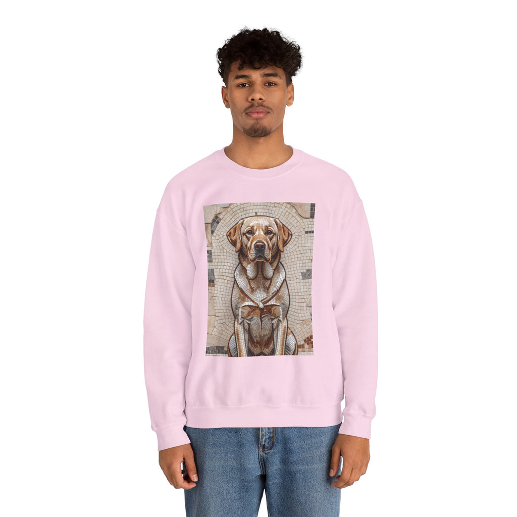 Labrador Retriever Sweatshirt | Living Work of Art Collection | Mosaic Style