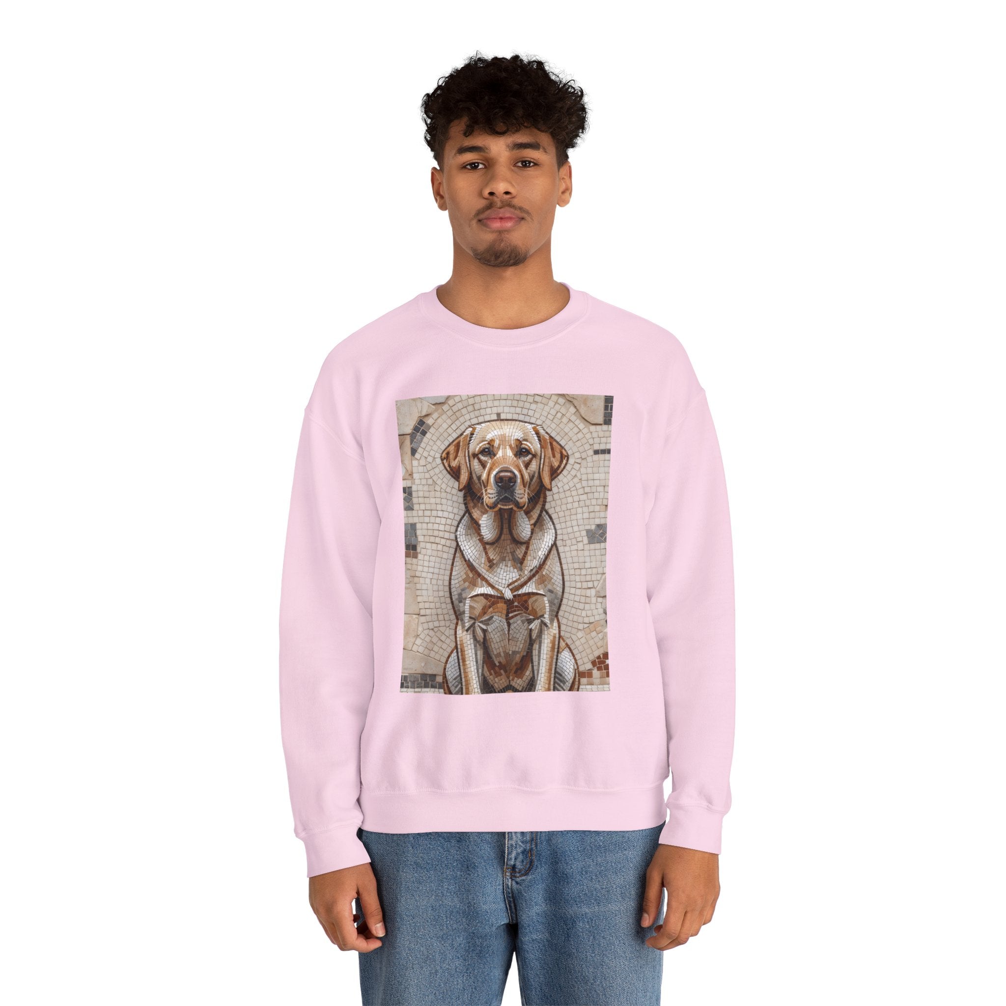 Labrador Retriever Sweatshirt | Living Work of Art Collection | Mosaic Style
