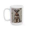 Schnauzer Coffee Mug | Living Work of Art Collection | Mosaic Style
