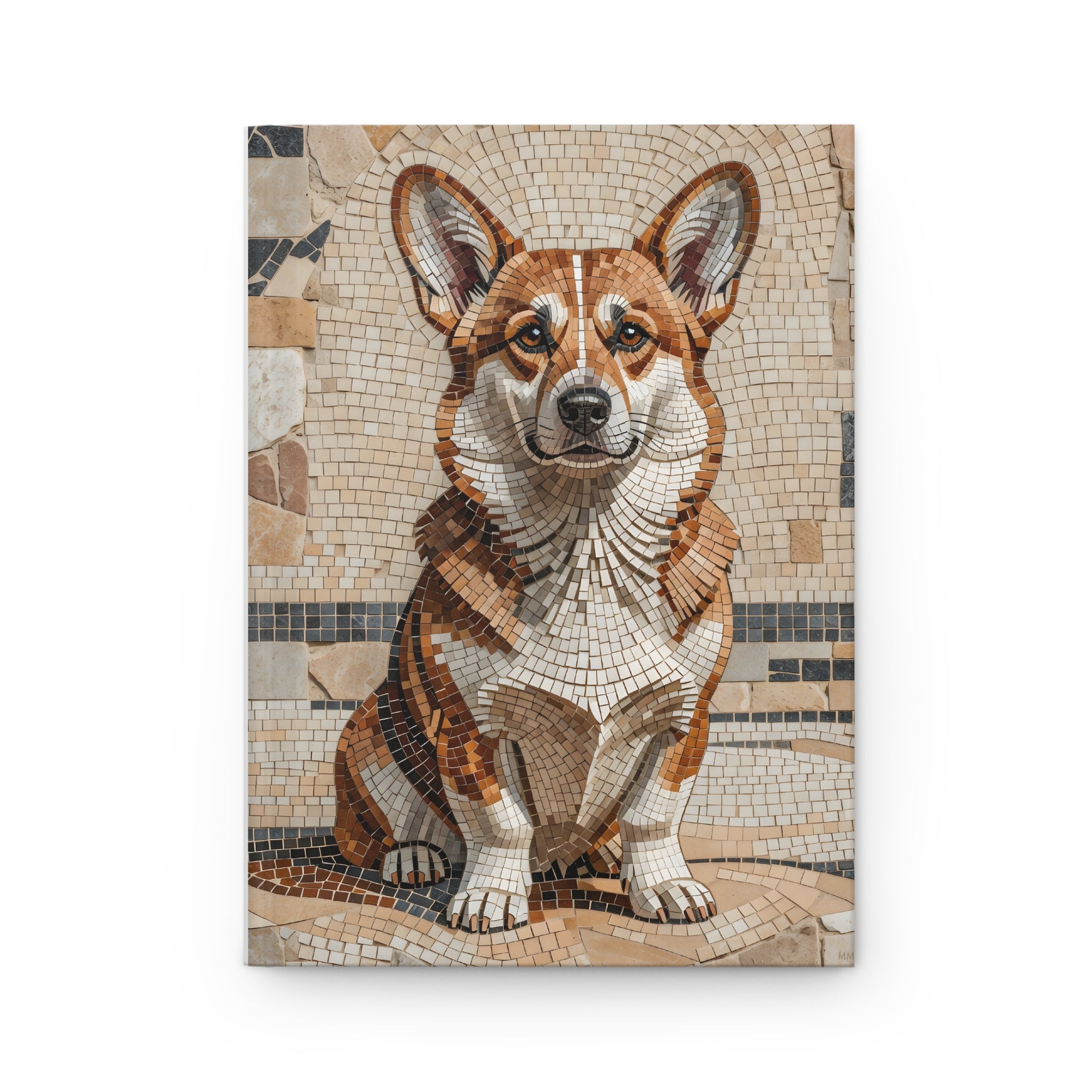 Corgi Notebook | Living Work of Art Collection | Mosaic Style