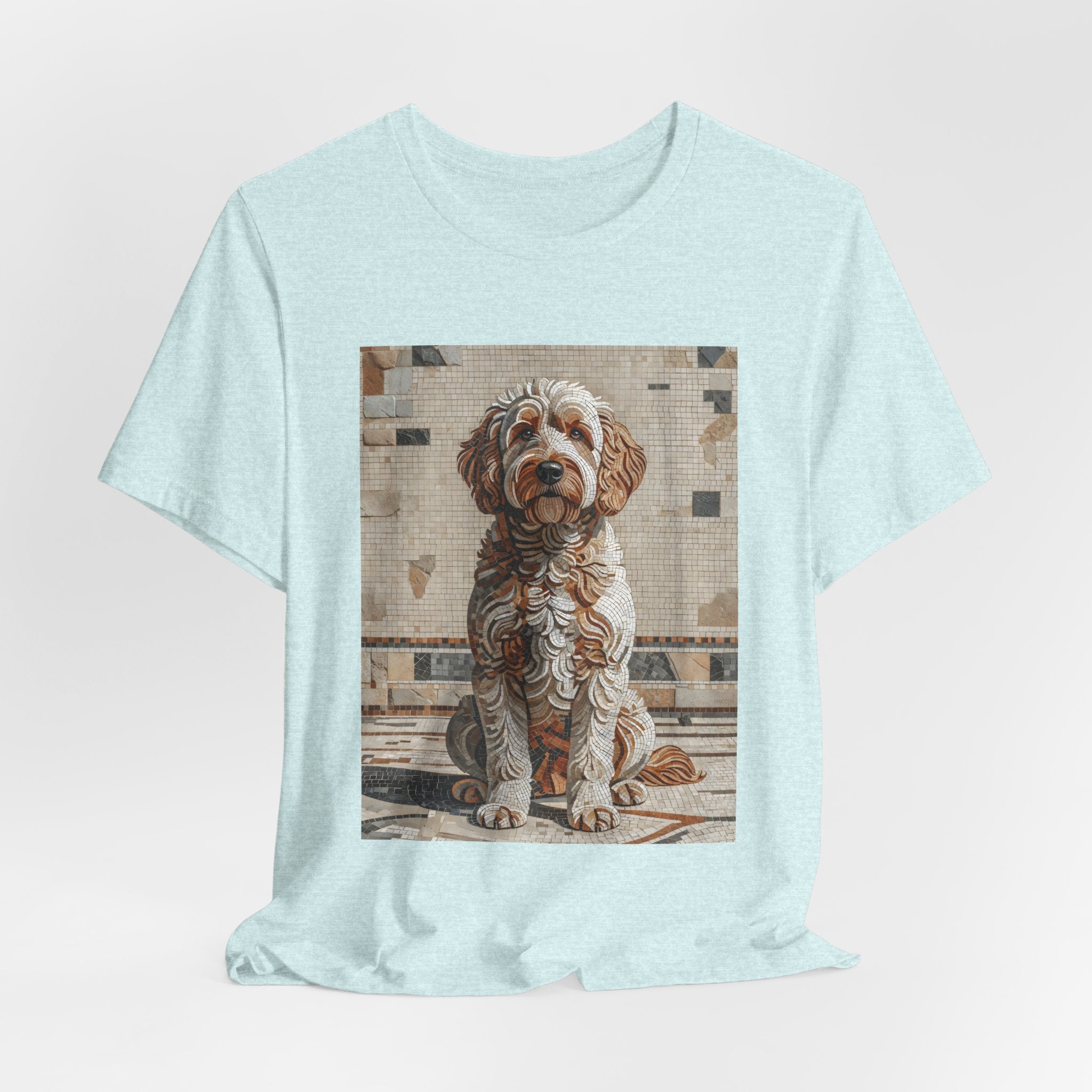 Labradoodle T Shirt | Living Work of Art Collection | Mosaic Style