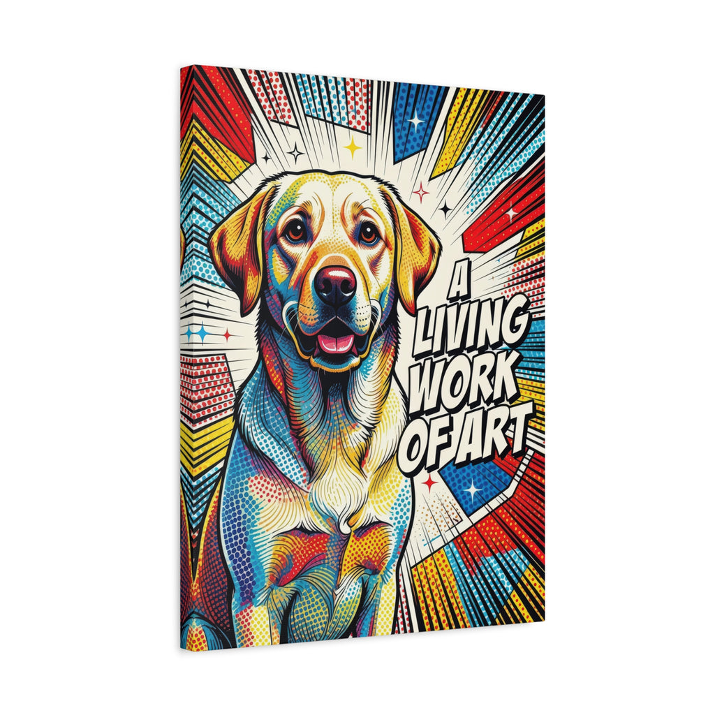 Labrador Retriever Canvas Wall Art | Living Work of Art Collection | Pop Art Print